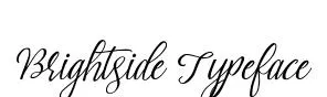 Brightside Typeface