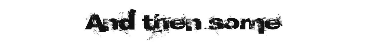 And then some original font preview