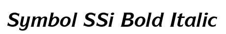 Symbol SSi Bold Italic