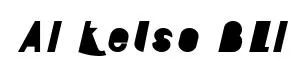 AI kelso BLI original font preview