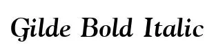 Gilde Bold Italic