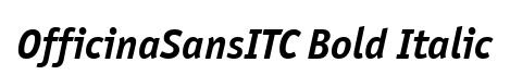 OfficinaSansITC Bold Italic