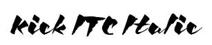 Kick ITC Italic