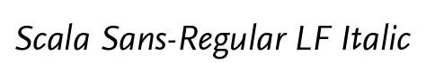 Scala Sans-Regular LF Italic