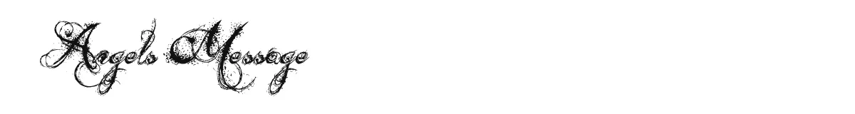 Angels Message font preview