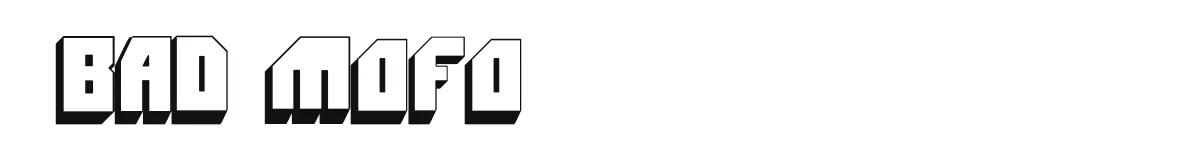 Bad Mofo font preview