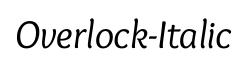 Overlock-Italic