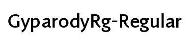 GyparodyRg-Regular