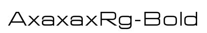 AxaxaxRg-Bold