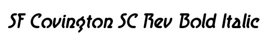SF Covington SC Rev Bold Italic