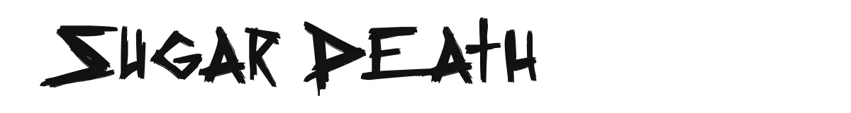 Sugar Death 2 original font preview