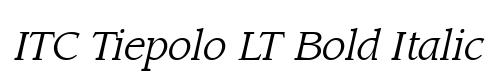 ITC Tiepolo LT Bold Italic