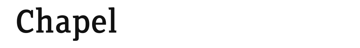 Chapel original font preview