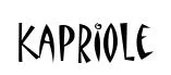 Kapriole original font preview