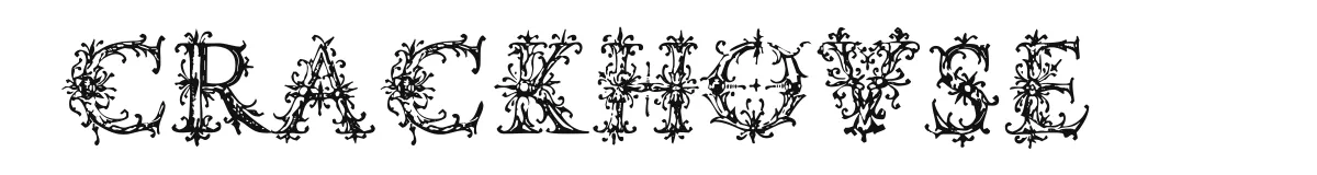Crackhouse font preview