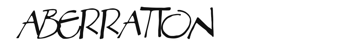 Aberration font preview