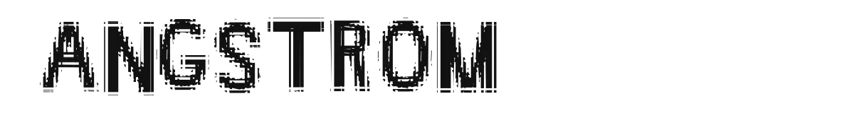 Angstrom original font preview