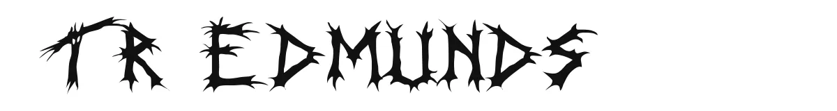 TR Edmunds original font preview