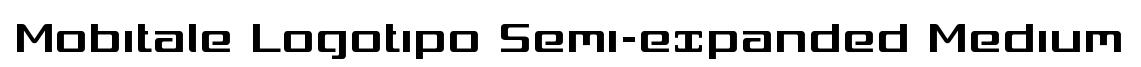 Mobitale Logotipo Semi-expanded Medium
