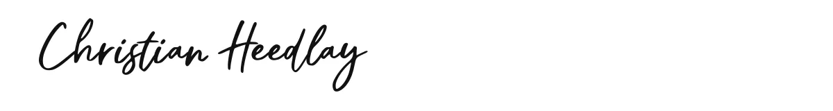 Christian Heedlay font preview