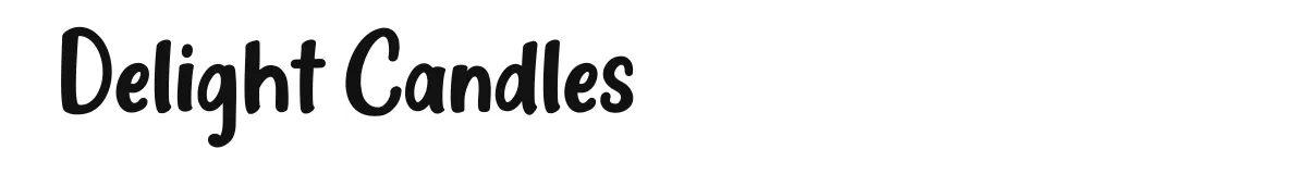 Delight Candles original font preview