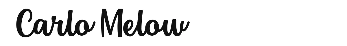 Carlo Melow font preview