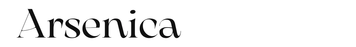 Arsenica font preview