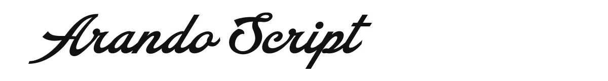 Arando Script Arandoscriptbolditalic Personal Use Only preview