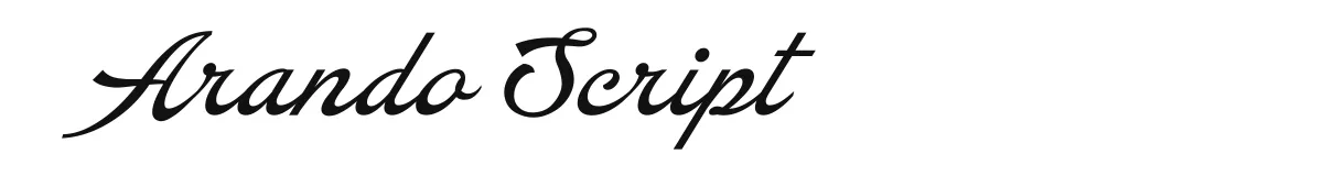 Arando Script Arandoscriptitalic Personal Use Only preview