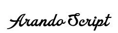 Arando Script font preview
