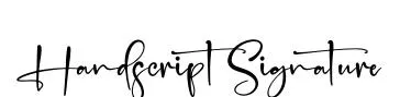 Handscript Signature