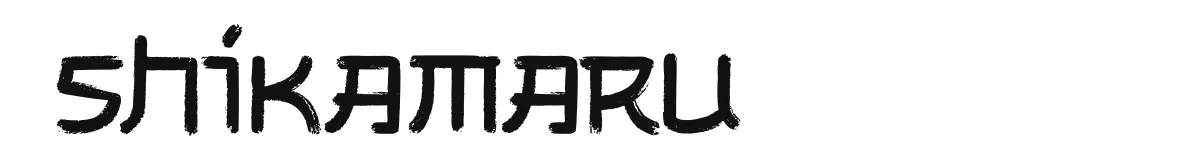 Shikamaru font preview
