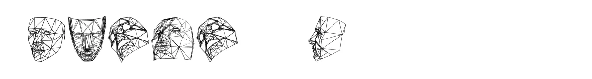 Masks 3D font preview