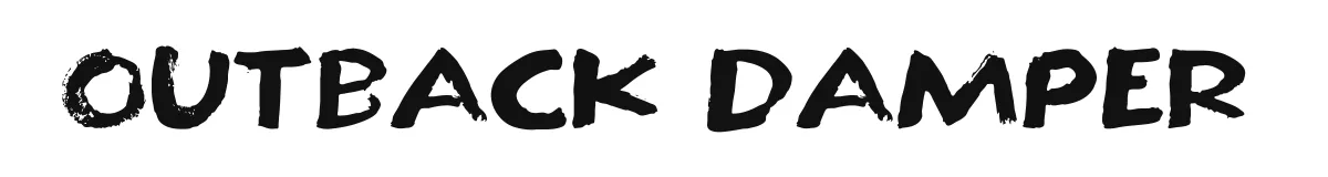 Outback Damper font preview