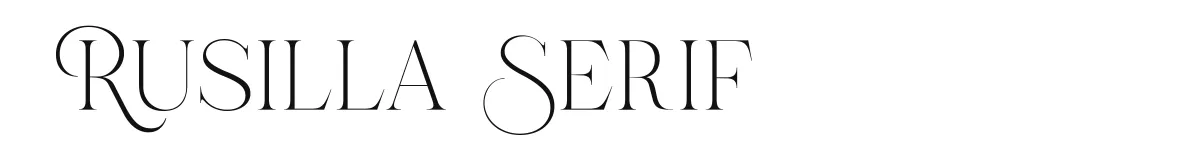 Rusilla Serif Rusillaserif Light preview