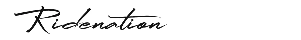 Ridenation original font preview