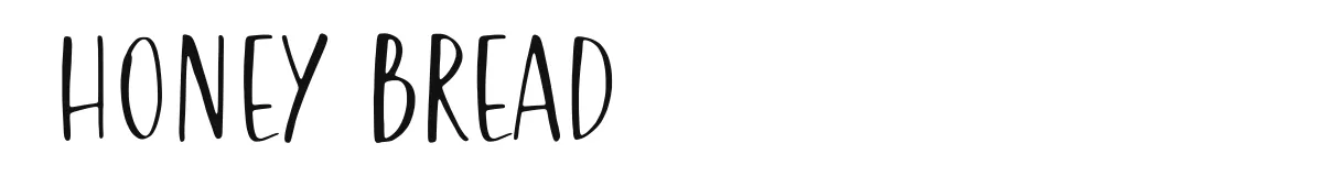 Honey Bread original font preview