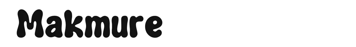 Makmure original font preview