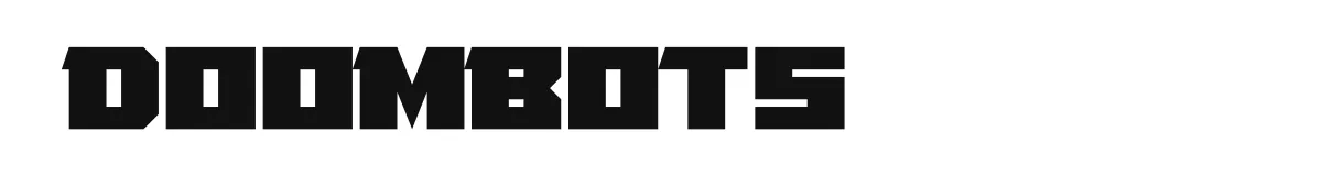 Doombots font preview
