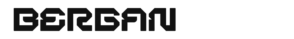 Bergan original font preview