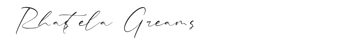 Rhastela Greams font preview