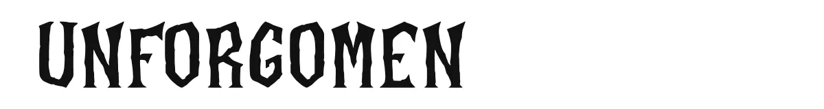 Unforgomen font preview