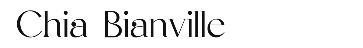 Chia Bianville font preview