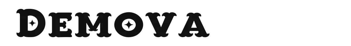 Demova original font preview