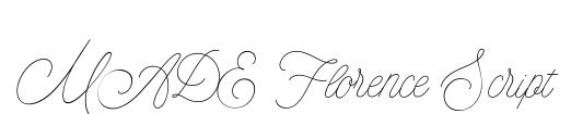 MADE Florence Script