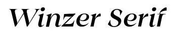 Winzer Serif