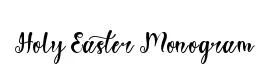 Holy Easter Monogram