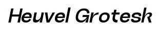 Heuvel Grotesk