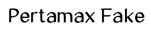 Pertamax Fake font preview