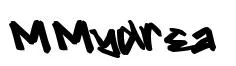 M Mydrea font preview